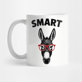 Smart Ass Donkey Face Nerdy Sarcastic Pun Mug